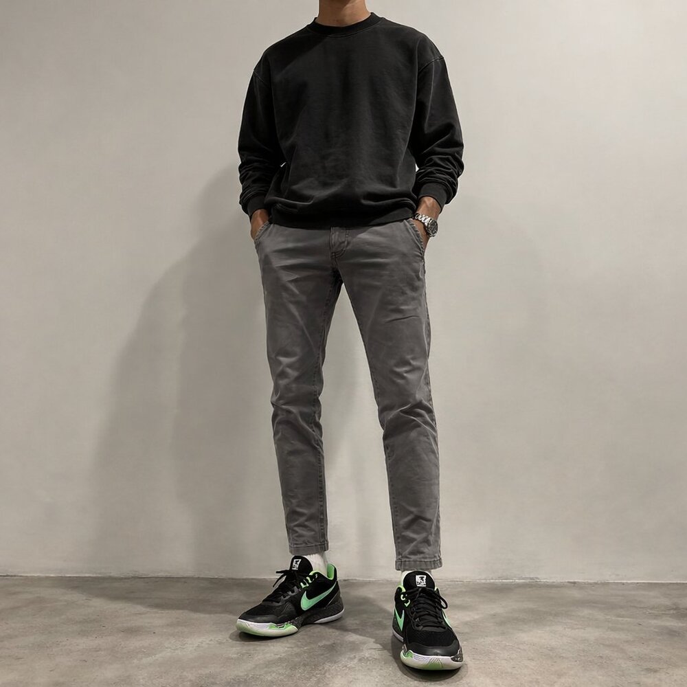 (Bundle 2 for $28) - Goodfellow Gray Chinos 36x32